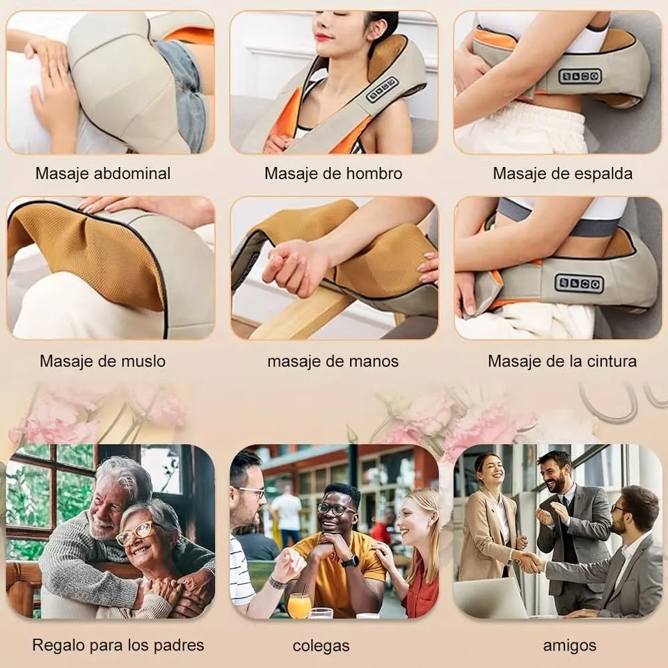 Masajeador Eléctrico Multifuncional 6 en 1
