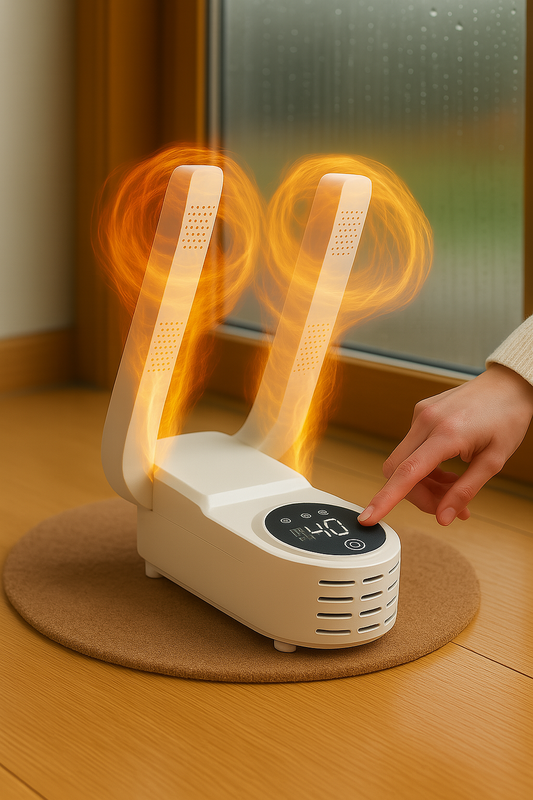 Secador de Zapatos Inteligente con Luz UV