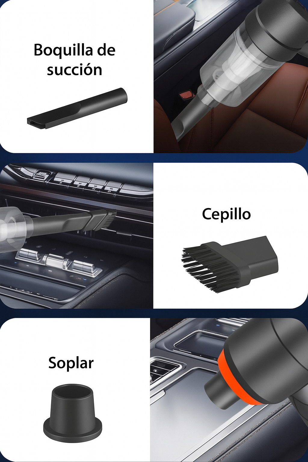 Aspiradora Portatil Con Soplador