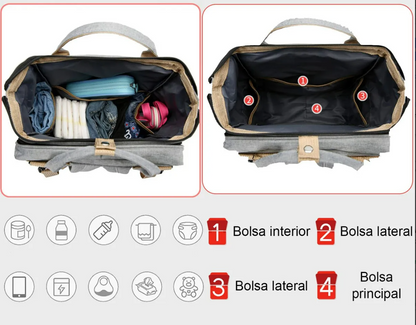 Mochila Cuna 3 en 1 para Bebés