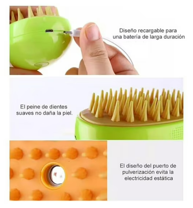 Cepillo Eléctrico para Mascotas